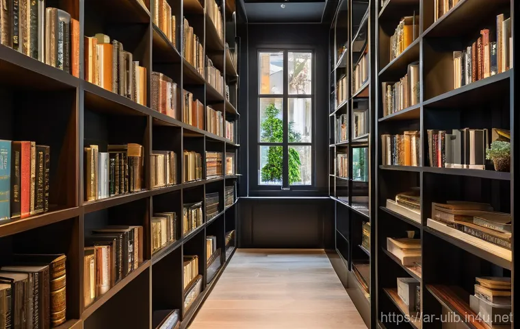 북카페형 도서관 인테리어 - "An inviting and warm interior of a café-style library. Soft, golden ambient lighting fills the spac...